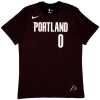 Nike NBA Damian Lillard Trail Blazers T-Shirt ''Black''