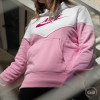 Nike Sportswear Heritage WMNS Fleece Hoodie ''Pink Rise/White''