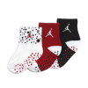 Air Jordan No-Slip Crew Baby Socks ''Black/White/Red Dot''