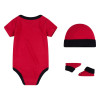 Air Jordan Jumpman By Nike Baby Set ''Black/Gym Red''
