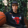 M&N NBA Chicago Bulls Chenille Logo Hoodie ''Black''