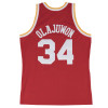 M&N NBA Hardwood Classics Hakeem Olajuwon Houston Rockets Jersey ''Red''