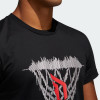 adidas Dame Logo T-Shirt ''Black''