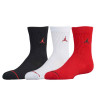 Air Jordan Jumpman Quarter Kids Socks ''Black/Red/White''