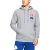 UA Rival Fleece Originators Hoodie ''Steel Light Heather''