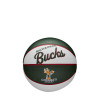 Wilson NBA Milwaukee Bucks Team Retro Mini Basketball ''Green/White'' (3)