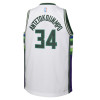 Nike NBA City Edition Mixtape Milwaukee Bucks Giannis Antetokounmpo Kids Jersey ''White''